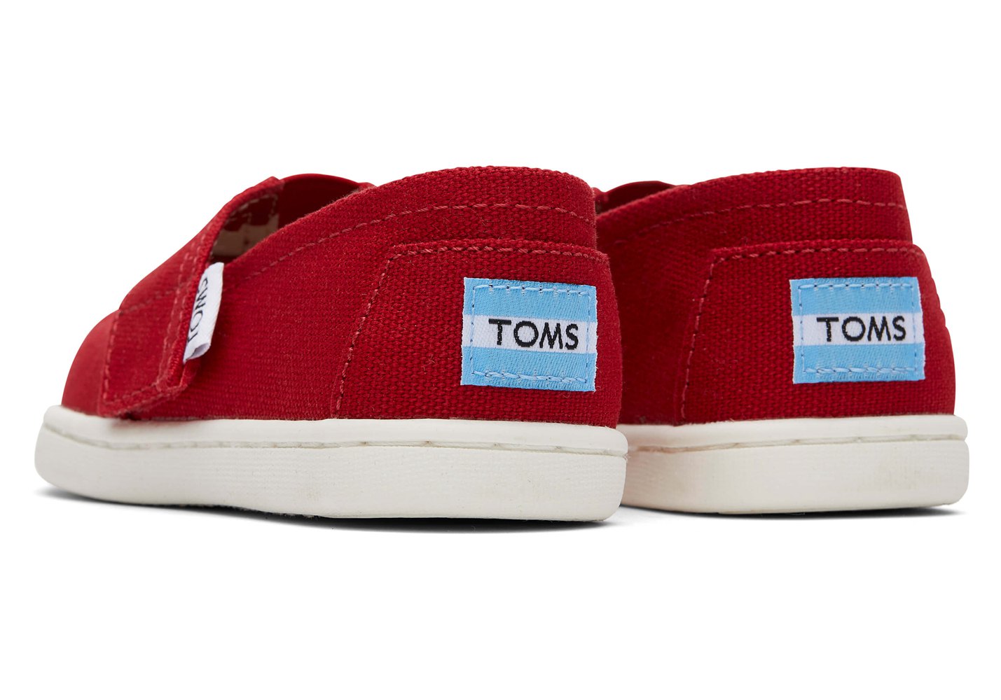 Toms Espadryle Dziecięce Czerwone - Alpargata Tiny Płócienne - 35XVFIMJT